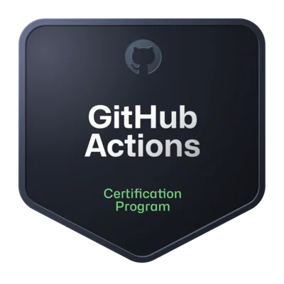 GitHub Actions Certification Badge